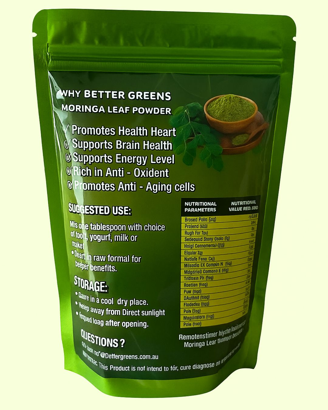 Organic Moringa Powder